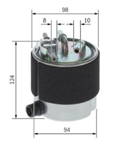 N2125 FILTRE DIESEL NISSAN