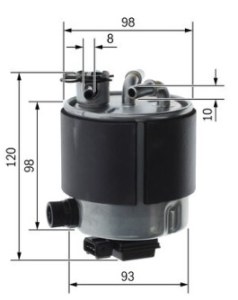N2126 FILTRE DIESEL NISSAN