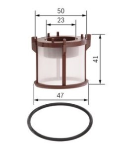 N2136 FILTRE DIESEL PL MAN