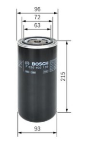 N2139 FILTRE DIESEL AGRICOLE