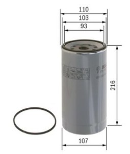 N2143 FILTRE DIESEL PL MB