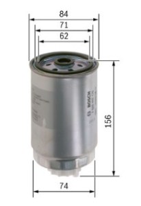 N2176 FILTRE DIESEL FIAT