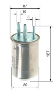 N2740 FILTRE DIESEL JAGUAR