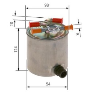 N2742 FILTRE DIESEL NISSAN