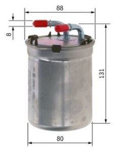 N2835 FILTRE DIESEL AUDI