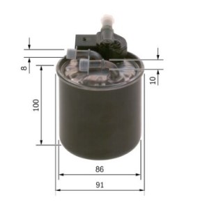 N2837 FILTRE DIESEL MB