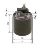 N2837 FILTRE DIESEL MB