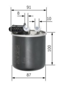 N2838 FILTRE DIESEL MB
