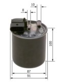 N2842 FILTRE DIESEL MB