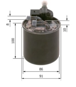 N2843 FILTRE DIESEL MB