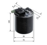 N2844 FILTRE DIESEL MB