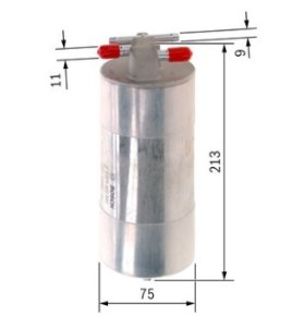 N2845 FILTRE DIESEL AUDI