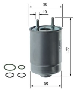 N2850 FILTRE DIESEL RENAULT