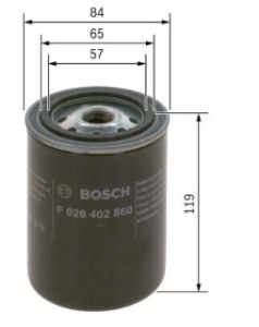 N2860 FILTRE DIESEL NISSAN