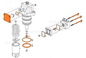 Kit joint injecteur pompe 